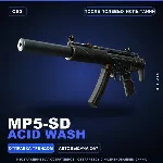 MP5-SD | Acid Wash | После полевых испытаний · Скин Counter-Strike 2