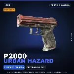 StatTrak™ P2000 | Urban Hazard | Прямо с завода · Скин Counter-Strike 2