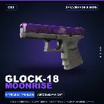 Glock-18 | Moonrise | Закалённое в боях · Скин Counter-Strike 2