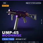 StatTrak™ UMP-45 | Moonrise | Немного поношенное · Скин Counter-Strike 2