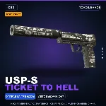 StatTrak™ USP-S | Ticket to Hell | Поношенное · Скин Counter-Strike 2