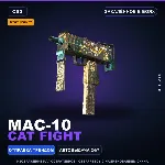 StatTrak™ MAC-10 | Cat Fight | Закалённое в боях · Скин Counter-Strike 2