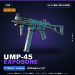 StatTrak™ UMP-45 | Exposure | Закалённое в боях · Скин Counter-Strike 2