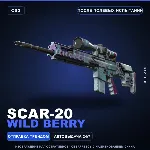 SCAR-20 | Wild Berry | После полевых испытаний · Скин Counter-Strike 2