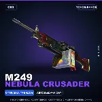 M249 | Nebula Crusader | Поношенное · Скин Counter-Strike 2