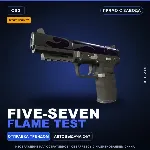 StatTrak™ Five-SeveN | Flame Test | Прямо с завода · Скин Counter-Strike 2