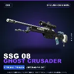 SSG 08 | Ghost Crusader | Закалённое в боях · Скин Counter-Strike 2