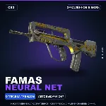 FAMAS | Neural Net | Закалённое в боях · Скин Counter-Strike 2