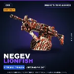 StatTrak™ Negev | Lionfish | Немного поношенное · Скин Counter-Strike 2