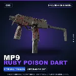 MP9 | Ruby Poison Dart | Закалённое в боях · Скин Counter-Strike 2