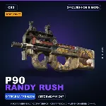 StatTrak™ P90 | Randy Rush | Закалённое в боях · Скин Counter-Strike 2