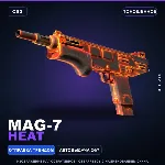 MAG-7 | Heat | Поношенное · Скин Counter-Strike 2