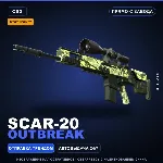 StatTrak™ SCAR-20 | Outbreak | Прямо с завода · Скин Counter-Strike 2