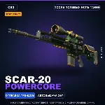 StatTrak™ SCAR-20 | Powercore | После полевых испытаний · Скин Counter-Strike 2