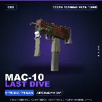 MAC-10 | Last Dive | После полевых испытаний · Скин Counter-Strike 2