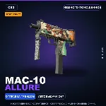 StatTrak™ MAC-10 | Allure | Немного поношенное · Скин Counter-Strike 2