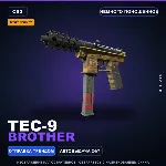 StatTrak™ Tec-9 | Brother | Немного поношенное · Скин Counter-Strike 2