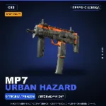StatTrak™ MP7 | Urban Hazard | Прямо с завода · Скин Counter-Strike 2