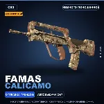 Сувенирный FAMAS | CaliCamo | Немного поношенное · Скин Counter-Strike 2