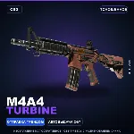 M4A4 | Turbine | Поношенное · Скин Counter-Strike 2