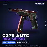 CZ75-Auto | Red Astor | Поношенное · Скин Counter-Strike 2