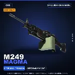 StatTrak™ M249 | Magma | Закалённое в боях · Скин Counter-Strike 2