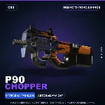 P90 | Chopper | Немного поношенное · Скин Counter-Strike 2