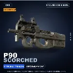 Сувенирный P90 | Scorched | Закалённое в боях · Скин Counter-Strike 2