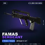 FAMAS | Sergeant | Закалённое в боях · Скин Counter-Strike 2