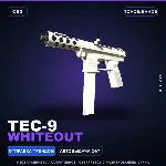 Tec-9 | Whiteout | Поношенное · Скин Counter-Strike 2