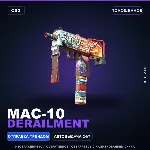 MAC-10 | Derailment | Поношенное · Скин Counter-Strike 2