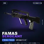 FAMAS | Sergeant | Поношенное · Скин Counter-Strike 2