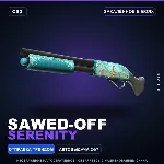 Sawed-Off | Serenity | Закалённое в боях · Скин Counter-Strike 2