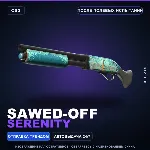 Sawed-Off | Serenity | После полевых испытаний · Скин Counter-Strike 2