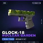 Glock-18 | Nuclear Garden | Поношенное · Скин Counter-Strike 2