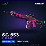 SG 553 | Pulse | Поношенное · Скин Counter-Strike 2