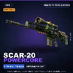 StatTrak™ SCAR-20 | Powercore | Немного поношенное · Скин Counter-Strike 2