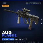 StatTrak™ AUG | Plague | Немного поношенное · Скин Counter-Strike 2