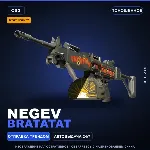 StatTrak™ Negev | Bratatat | Поношенное · Скин Counter-Strike 2