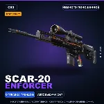 StatTrak™ SCAR-20 | Enforcer | Немного поношенное · Скин Counter-Strike 2