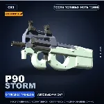 Сувенирный P90 | Storm | После полевых испытаний · Скин Counter-Strike 2