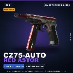 StatTrak™ CZ75-Auto | Red Astor | Немного поношенное · Скин Counter-Strike 2