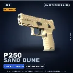 Сувенирный P250 | Sand Dune | Немного поношенное · Скин Counter-Strike 2