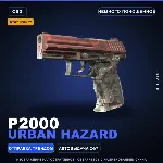 StatTrak™ P2000 | Urban Hazard | Немного поношенное · Скин Counter-Strike 2