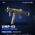 UMP-45 | Corporal | Закалённое в боях · Скин Counter-Strike 2