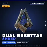 StatTrak™ Dual Berettas | Shred | Закалённое в боях · Скин Counter-Strike 2