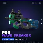 P90 | Wave Breaker | Поношенное · Скин Counter-Strike 2