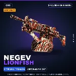 StatTrak™ Negev | Lionfish | Закалённое в боях · Скин Counter-Strike 2