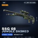 Сувенирный SSG 08 | Jungle Dashed | Закалённое в боях · Скин Counter-Strike 2