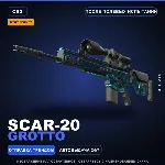 StatTrak™ SCAR-20 | Grotto | После полевых испытаний · Скин Counter-Strike 2